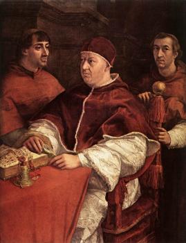拉斐爾 Pope Leo X with Cardinals